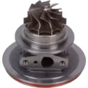 Core turbo CT26 avec roue turbine visible et port d'huile ou d'eau