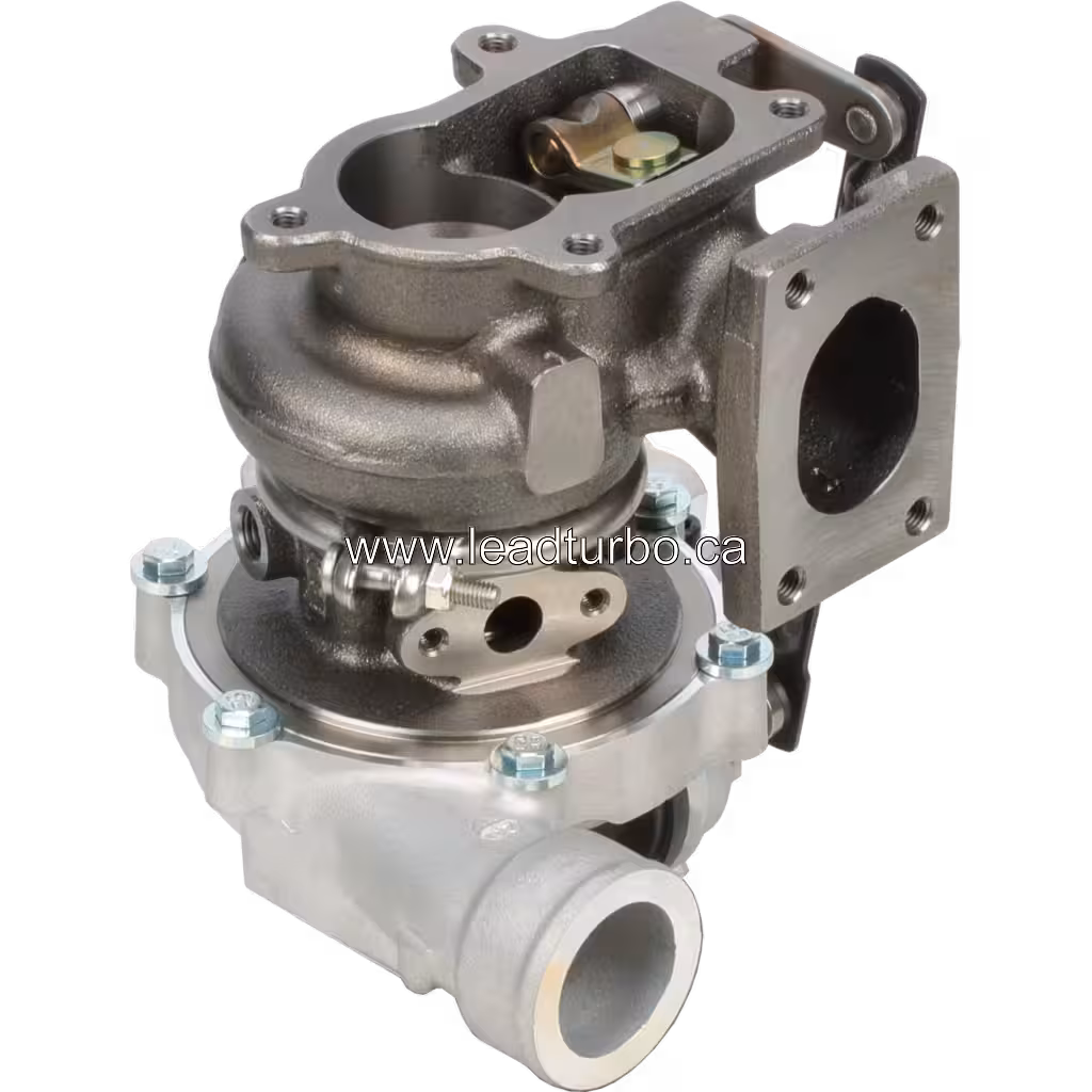 Turbocompresseur 1118010-LP20A HE150EWG pour Isuzu 4HK1 bottom 45 degree view