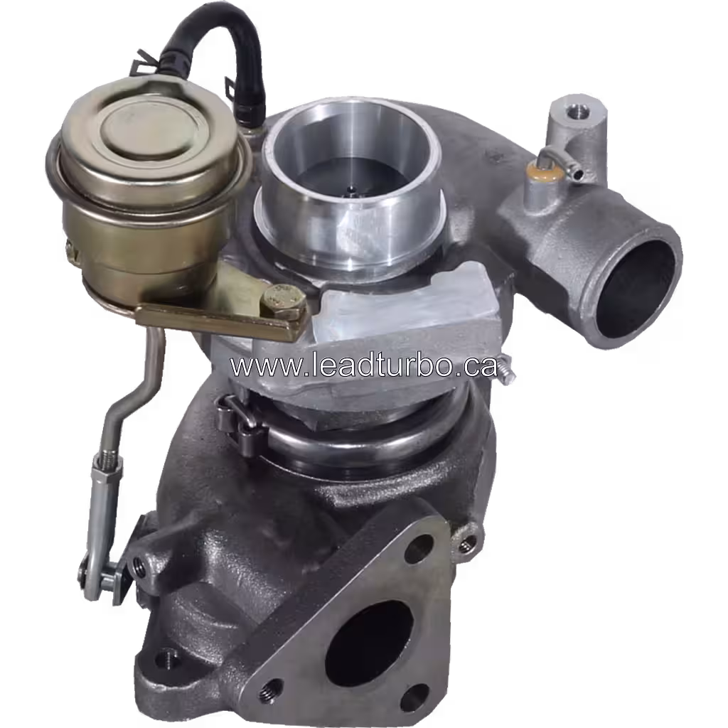 Vue avant du turbocompresseur diesel 4D56