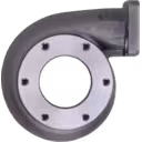 3523277 H2A turbine housing front view with six-bolt flange