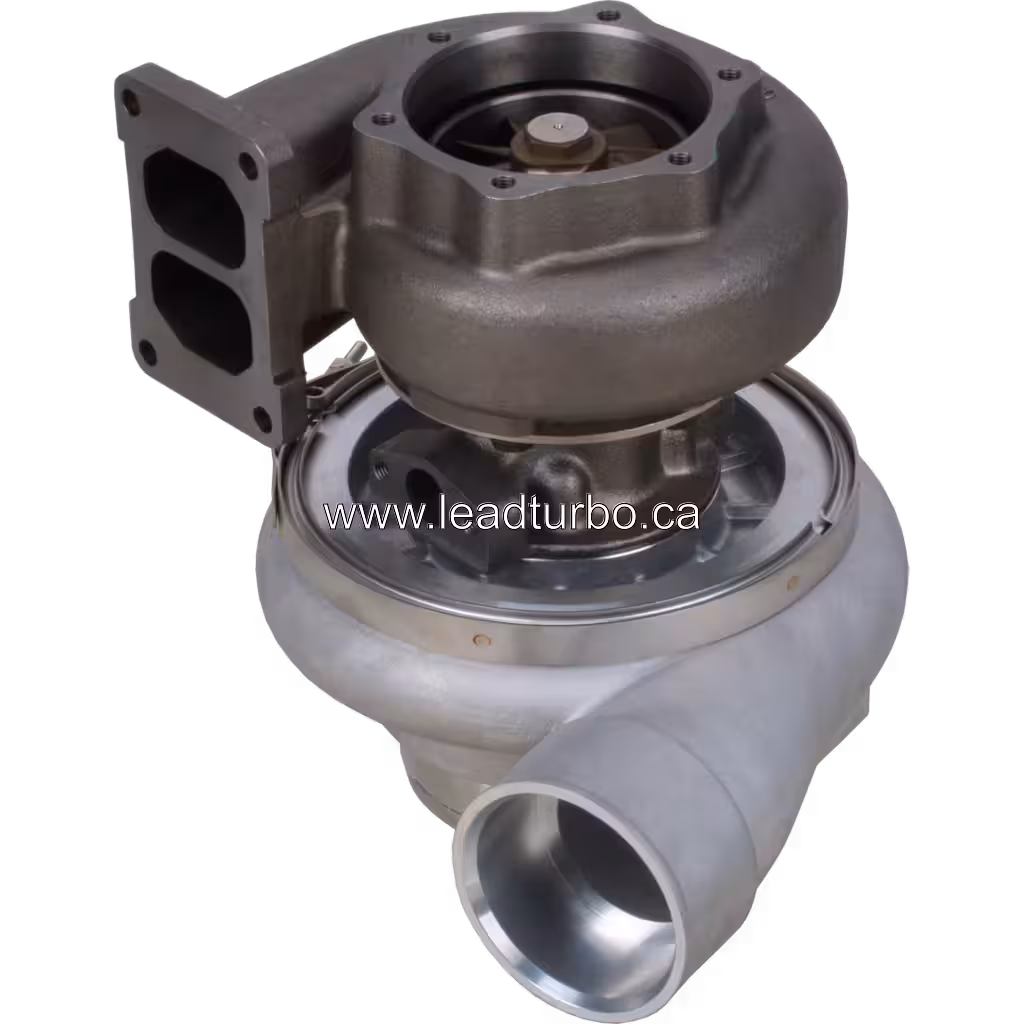 6505685540 KTR110L-3H4EW Turbocharger Replacement for Komatsu SAA6D140E-5GR-W bottom 45 degree view
