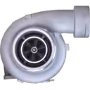 LeadTurbo 706347-0006 Turbocharger Assembly Side View