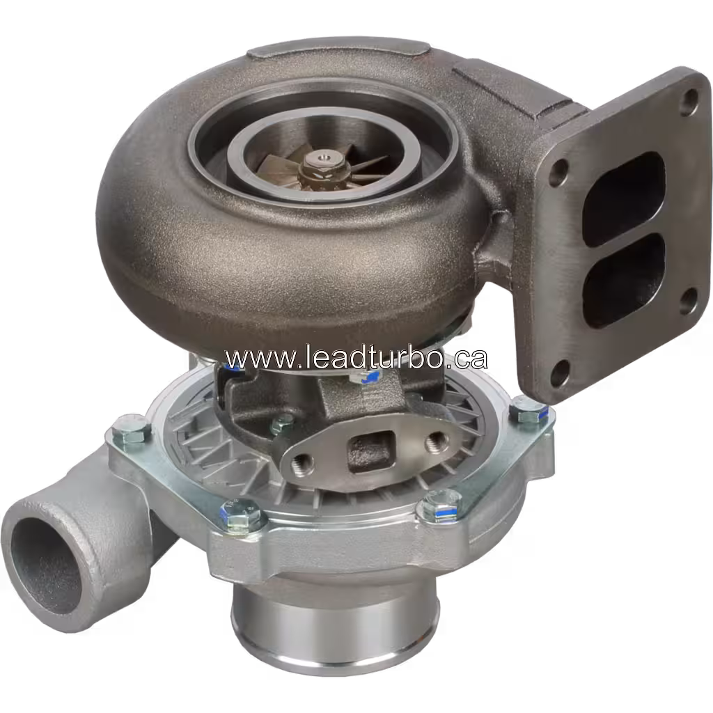 RE26120 TA3401 Turbocharger Replacement for John Deere 6359T bottom 45 degree view