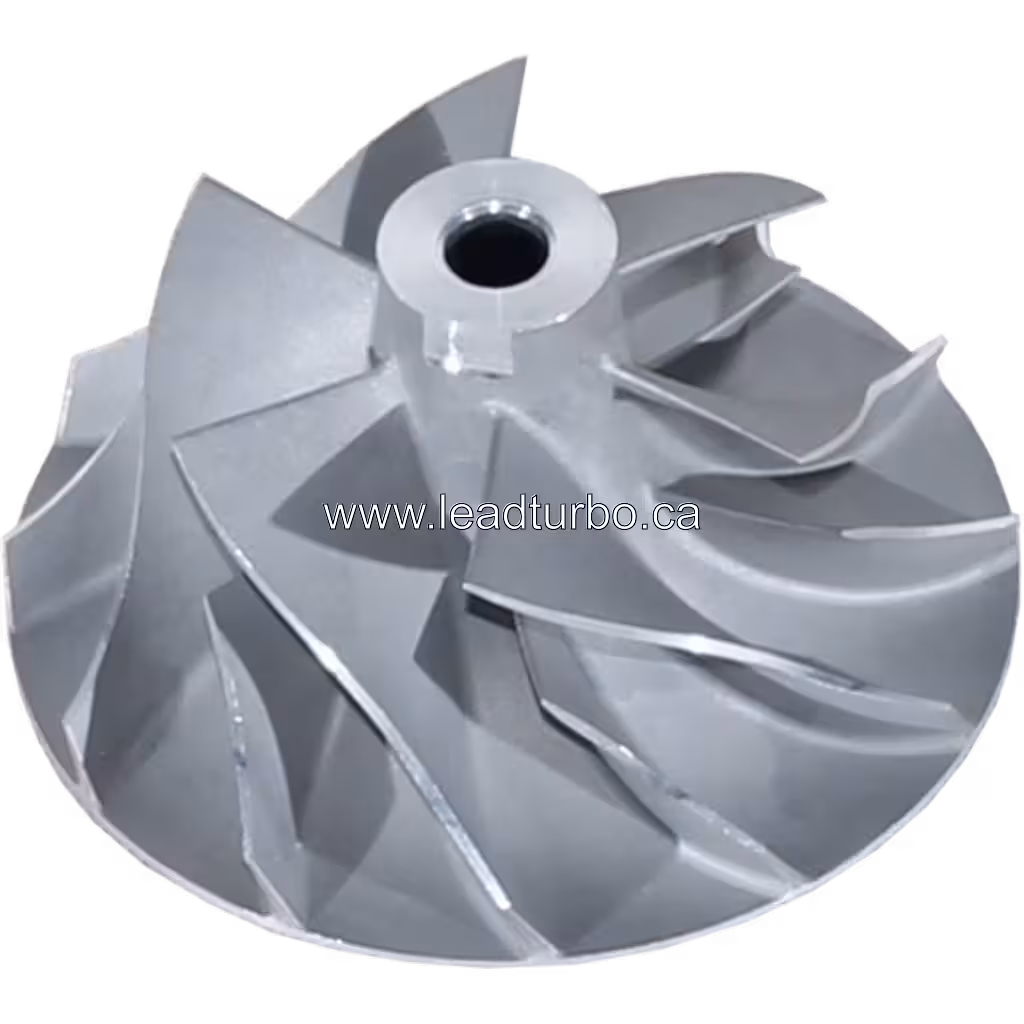 Roue compresseur turbo RHE61 FOR VA720015 CW vue de face