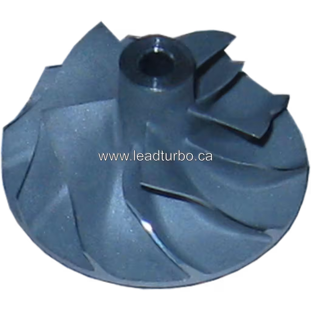 Roue de compresseur 5439-123-2002 vue de dessus, finition mate gris foncé