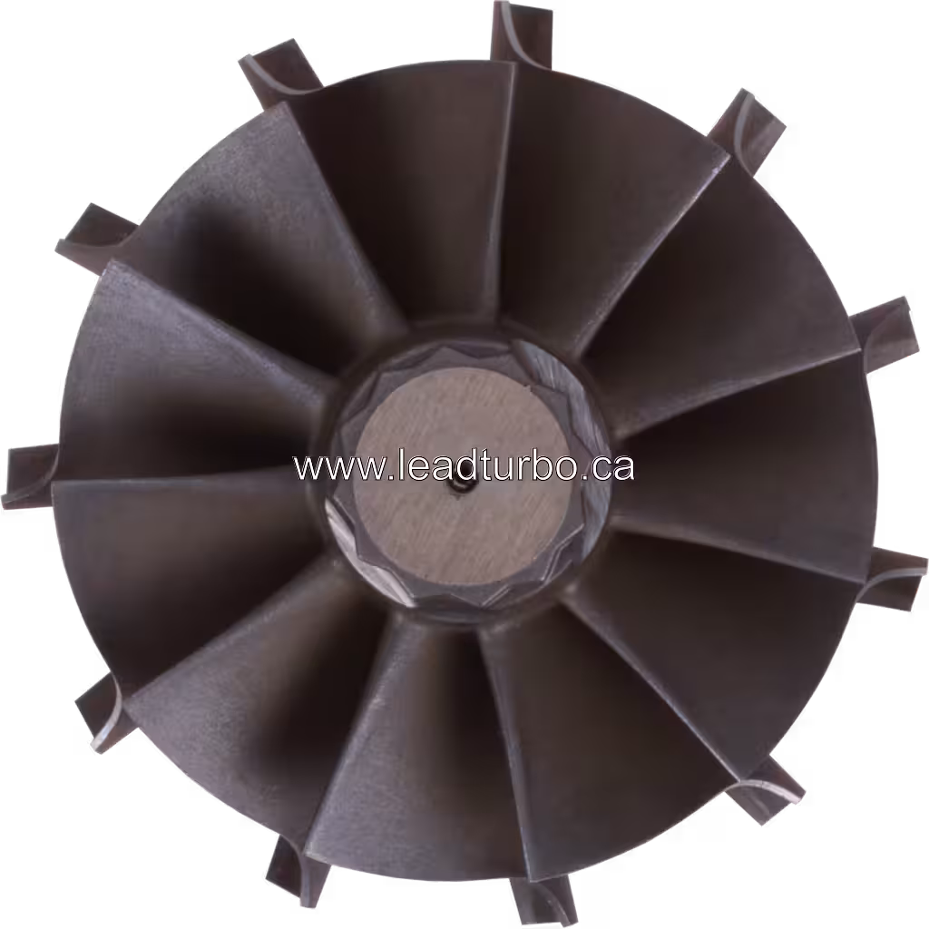 Roue de turbine 3539388 pour turbo HE600WG HX60W Volvo Truck Cummins ISX top view