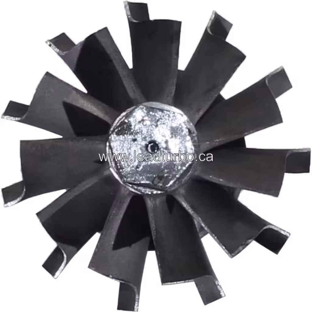 Détail de la roue de turbine J96