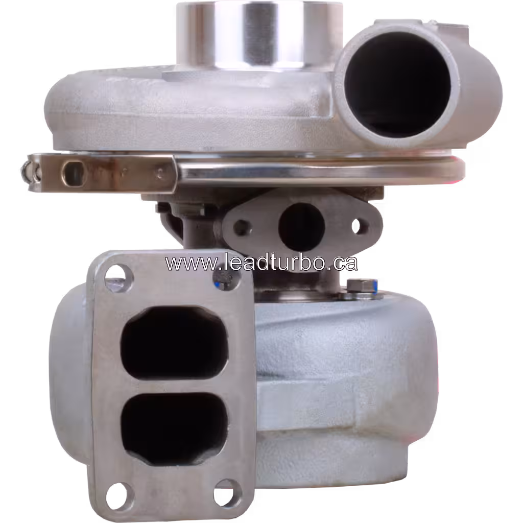 Turbocompresseur 13038512 J80S vue avant avec carter compresseur et turbine