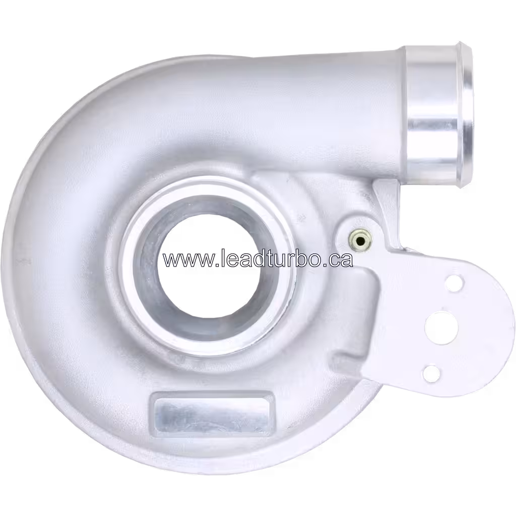Front view of 721260-0001 GT2556S compressor housing showing central bore and mounting flange