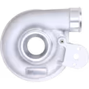 Front view of 721260-0001 GT2556S compressor housing showing central bore and mounting flange
