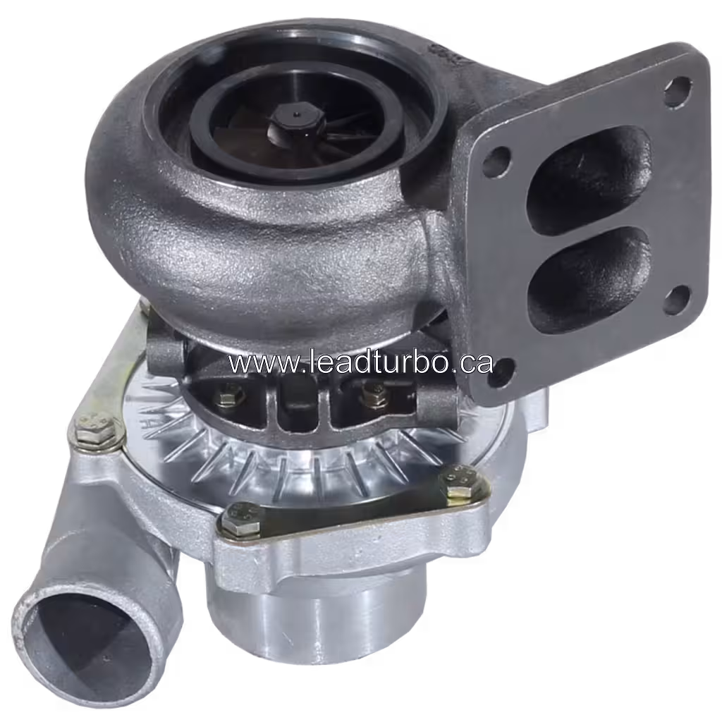 Turbocompresseur TA3401 pour John Deere 4045T avec logement de roulement central et ports d'huile