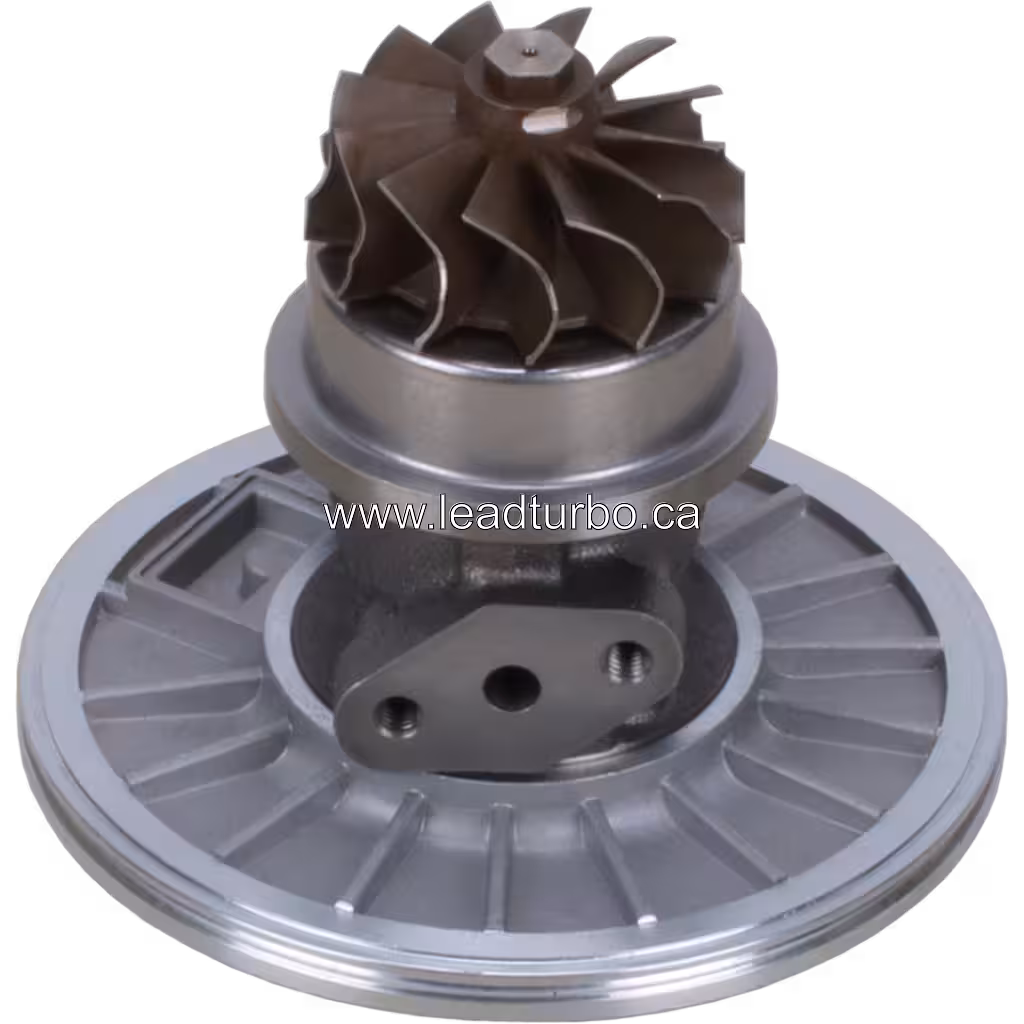 53277100079 turbo core bottom 45-degree view with metallic housing finish