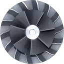 Aftermarket turbo compressor wheel replacement part