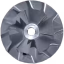 Roue de compresseur métallique 313018 pour turbo S1B vue à 45 degrés