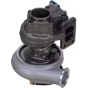 4025327 HX35W Turbocharger bottom view with machined compressor housing