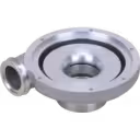 Side-mounted polished inlet port on J96 compressor housing