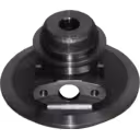Turbocharger bearing housing component view