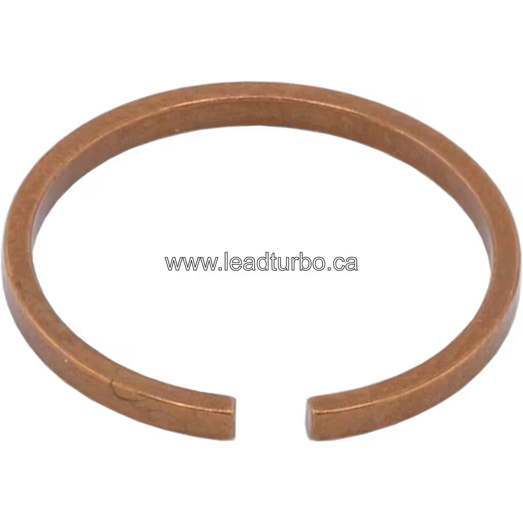 Machined metallic surface of Mitsubishi L200 4D5CDI turbo piston ring
