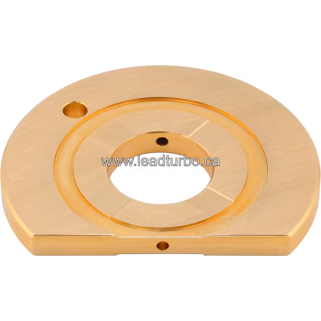 Vue de dessus du roulement à bille KTR130E-534AW avec trous de fixation