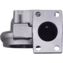 Turbine housing 728643-0003 GT2049S en métal gris avec bride carrée