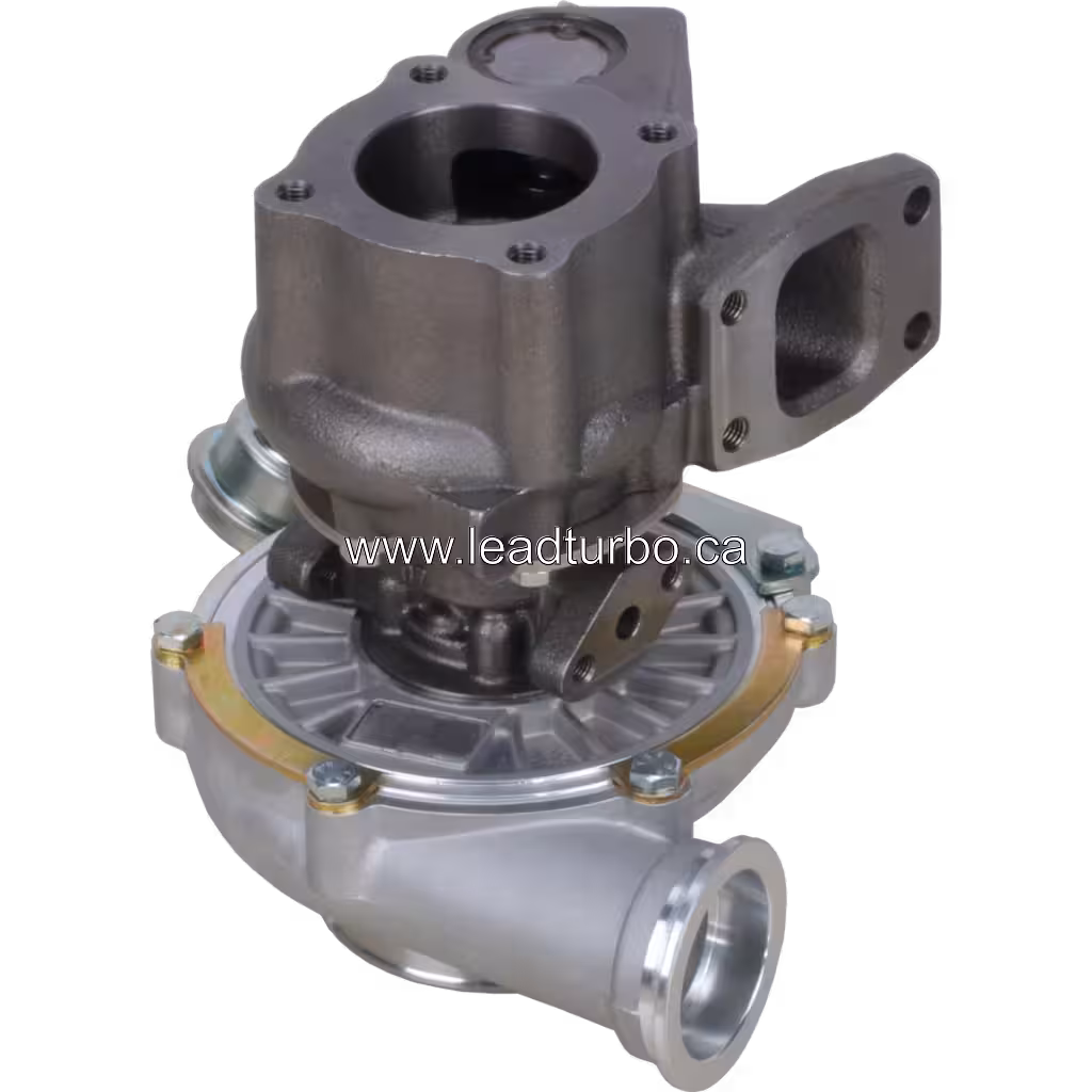 OM924LA-E3 turbocharger assembly side view