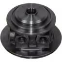 Mitsubishi Lancer EVO 5 4G63N turbo bearing housing side view with threaded ports