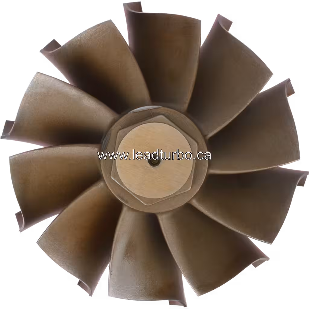 FOR 239-9988 TW Turbine Wheel for CAT C15 GTA5008B Turbocharger top view