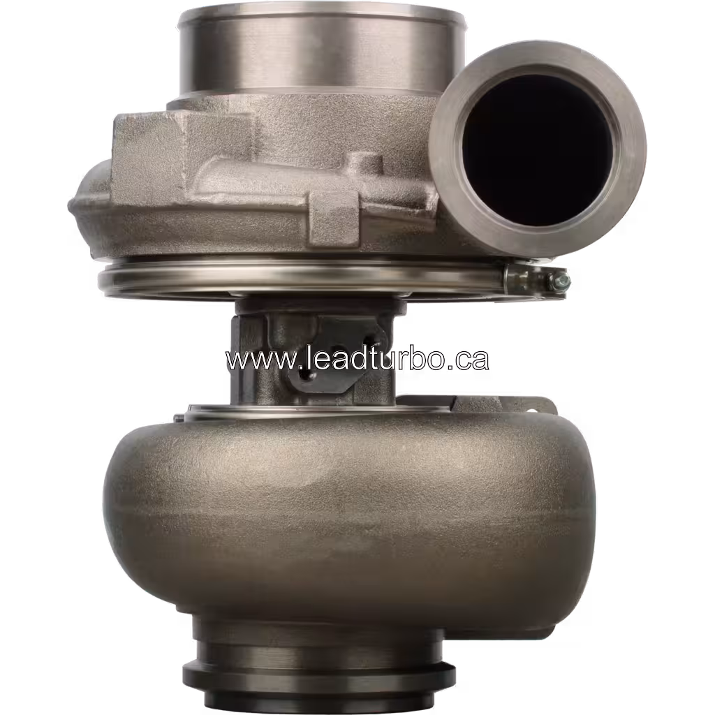 Vue avant du turbocompresseur 750525-5021 GTA5008 pour CAT C15