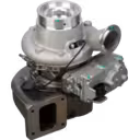 HE400VG Turbocharger Assembly Side View