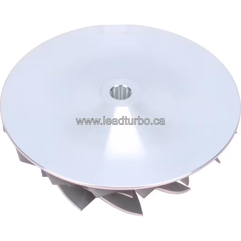 HX35W turbo compressor wheel side profile