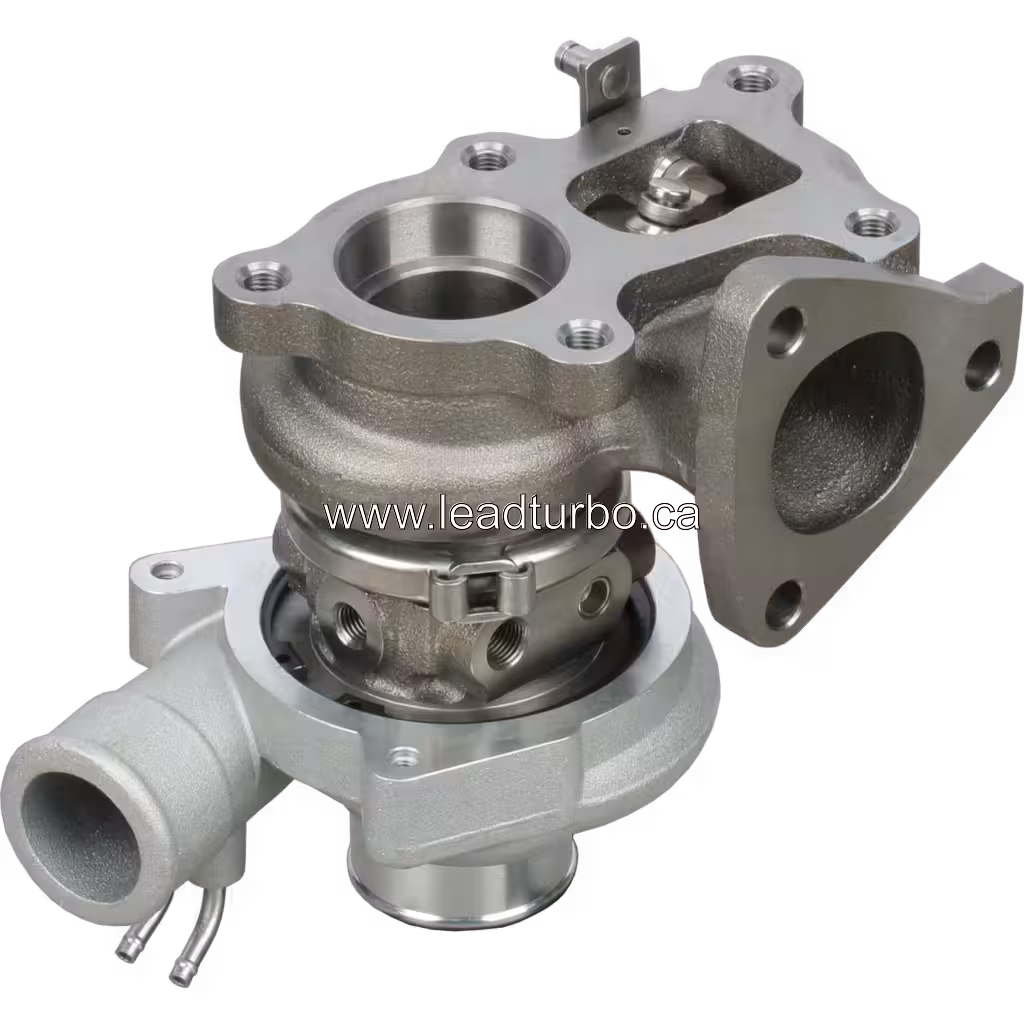 49177-02513 TD04 Turbocharger Replacement for Mitsubishi 4D56 bottom 45 degree view