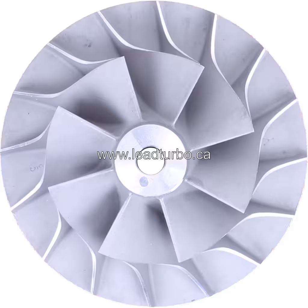 FOR 6506-21-5020 CW J96 compressor wheel front view