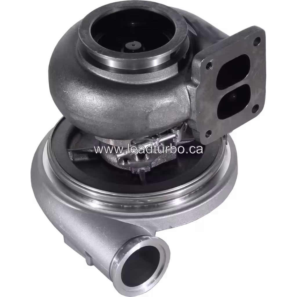 Turbocompresseur HX55 4038613 pour Scania DC12 420HP bottom 45 degree view