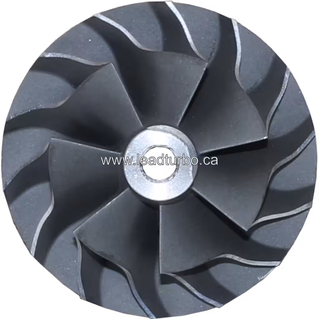 J96 turbo compressor wheel 196528 CW side profile