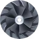 J96 turbo compressor wheel 196528 CW side profile