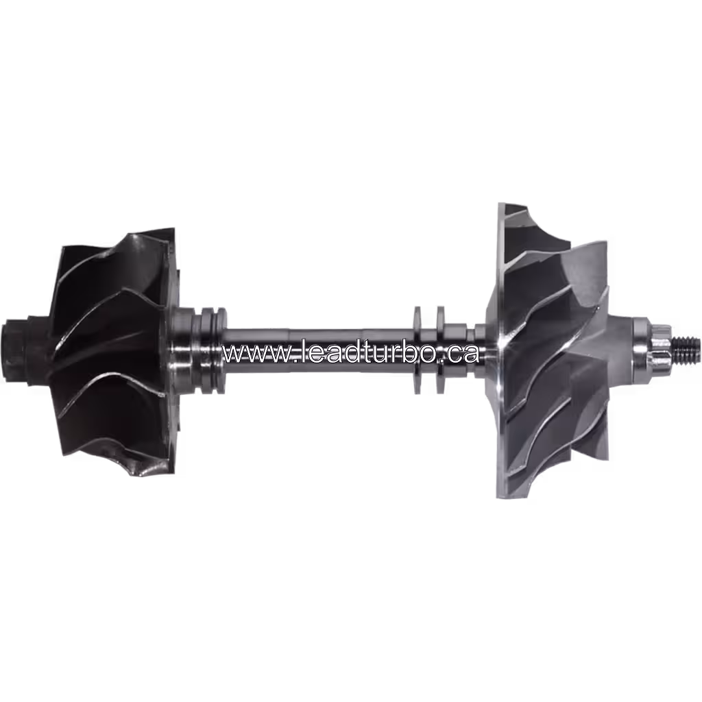 FOR 701196-5007 RA J96 Rotor Assy front view showing shaft and impellers