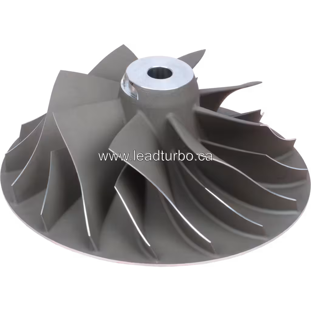 Aftermarket turbo compressor wheel for KV16 engine