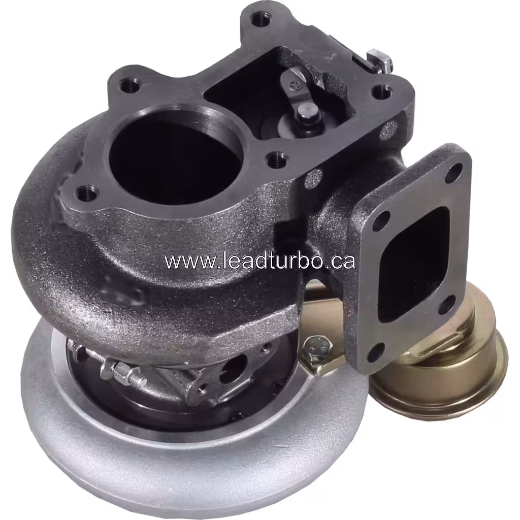 Turbocompresseur 49179-00260 TD06 pour Mitsubishi 4D34 bottom 45 degree view