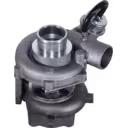 Vue avant du turbocompresseur Isuzu 4HE LeadTurbo