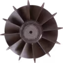 HE531VE HE500VG turbine wheel top view showing central hub