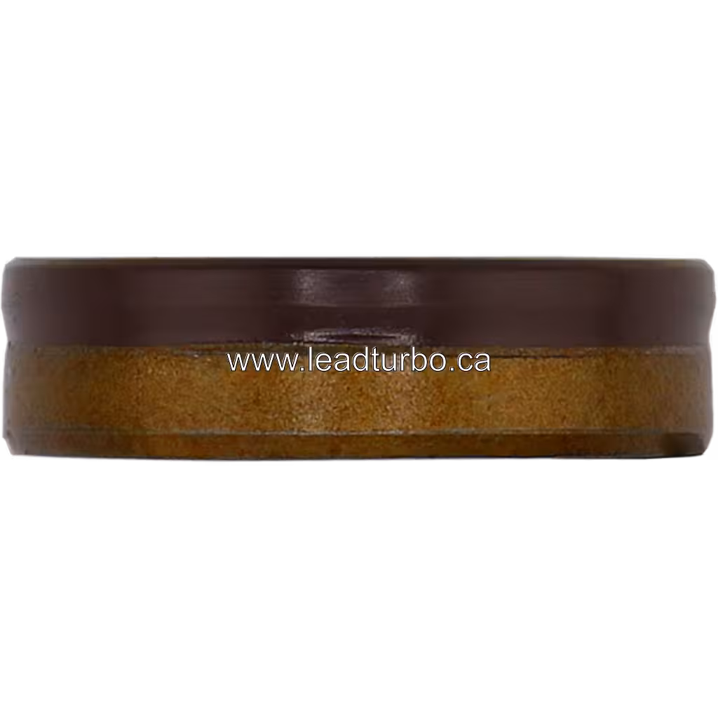 Side profile of a two-tone cylindrical oil seal for Cummins ISB 6.7L turbo