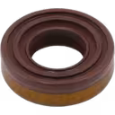 Top view of turbo oil seal showing concentric ridges and central bore
