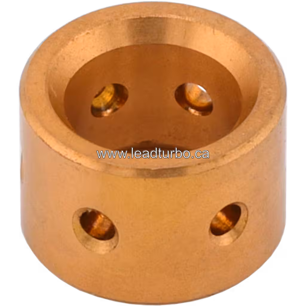 Close-up of turbo journal bearing component