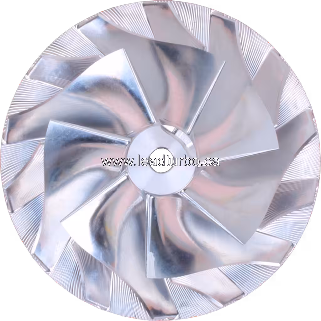 Roue de compresseur 2843562 HE400VG HE451VE pour Cummins ISX top view