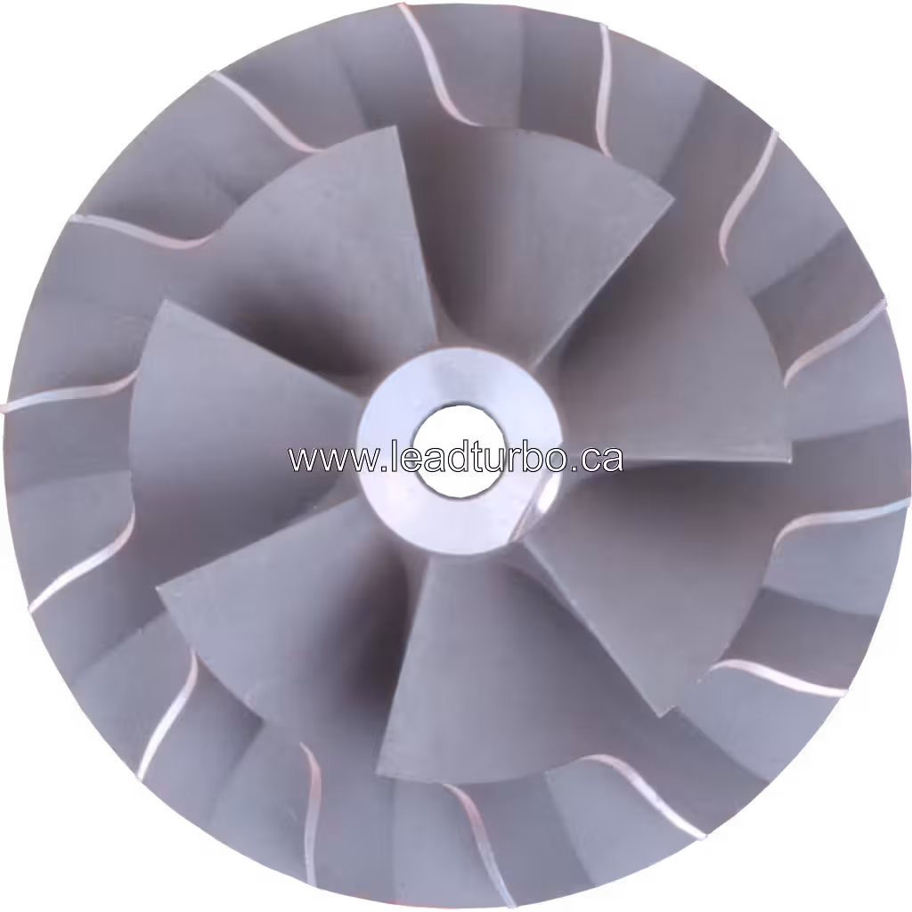 Détail roue compresseur turbo J96 remplacement