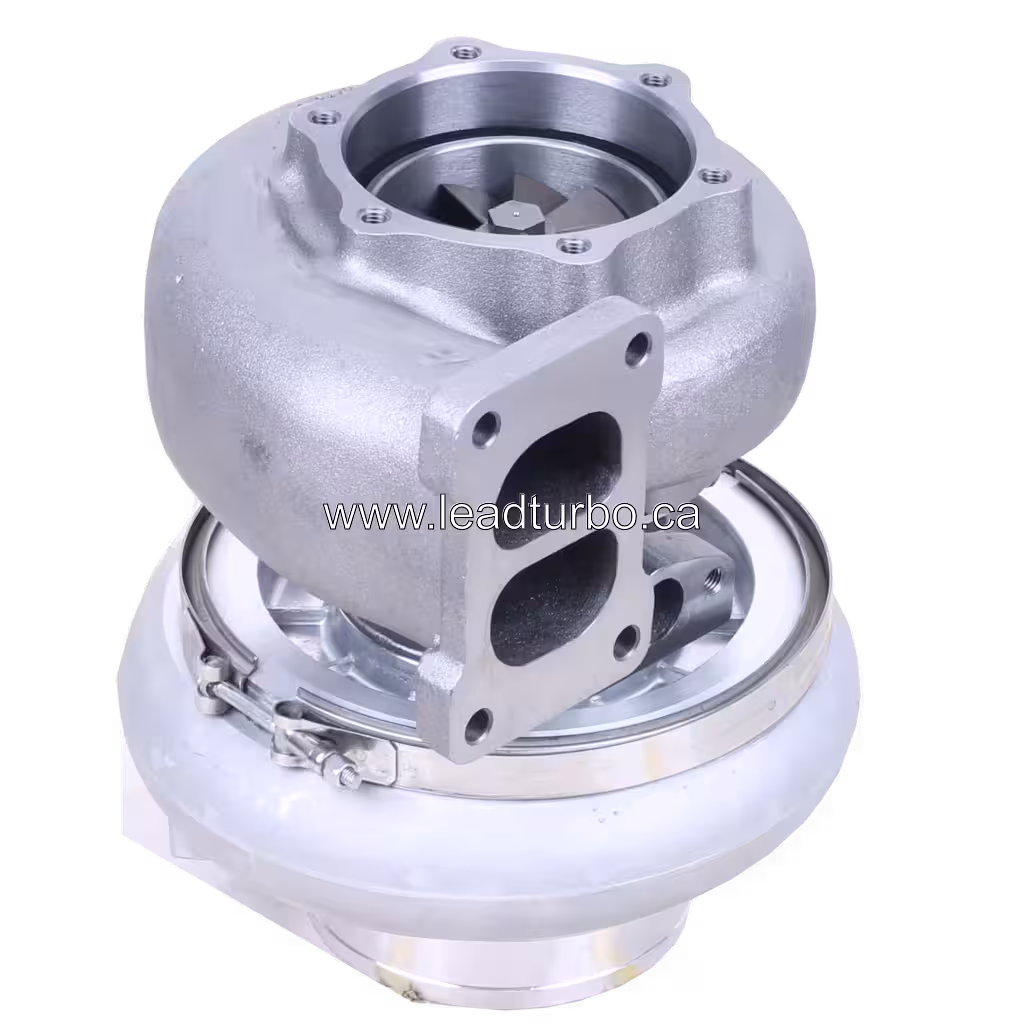 Turbo 6505655090 KTR110L-584E pour Komatsu PC750-7 SAA6D140E bottom 45 degree view