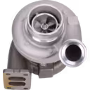 5010339463B S2B turbocharger front view with silver compressor housing