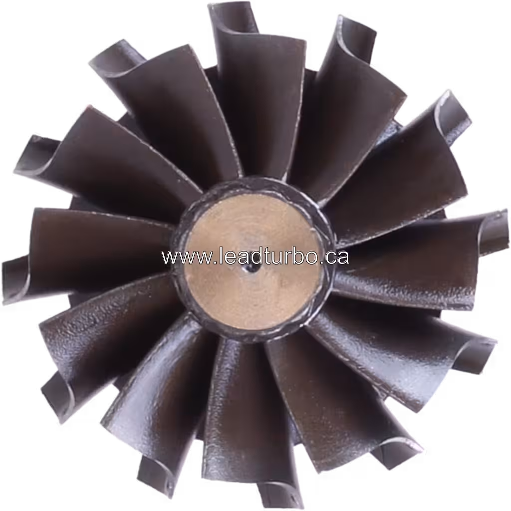 Vue de dessus de la roue de turbine K27 5327-120-5082