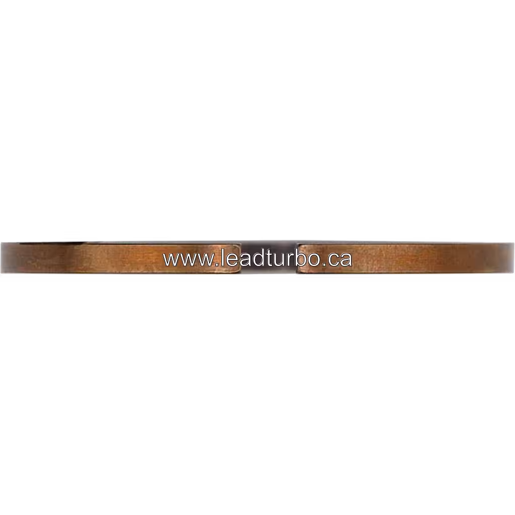 S400 turbocharger piston ring, copper-colored split ring with visible gap