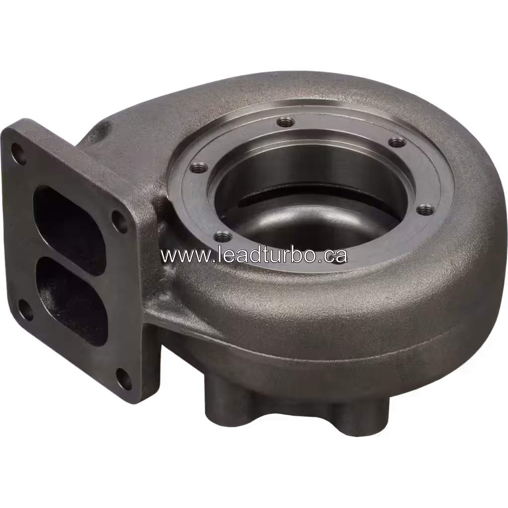 Vue de dessous de la carcasse turbine 53311016519 montrant les saillies cylindriques